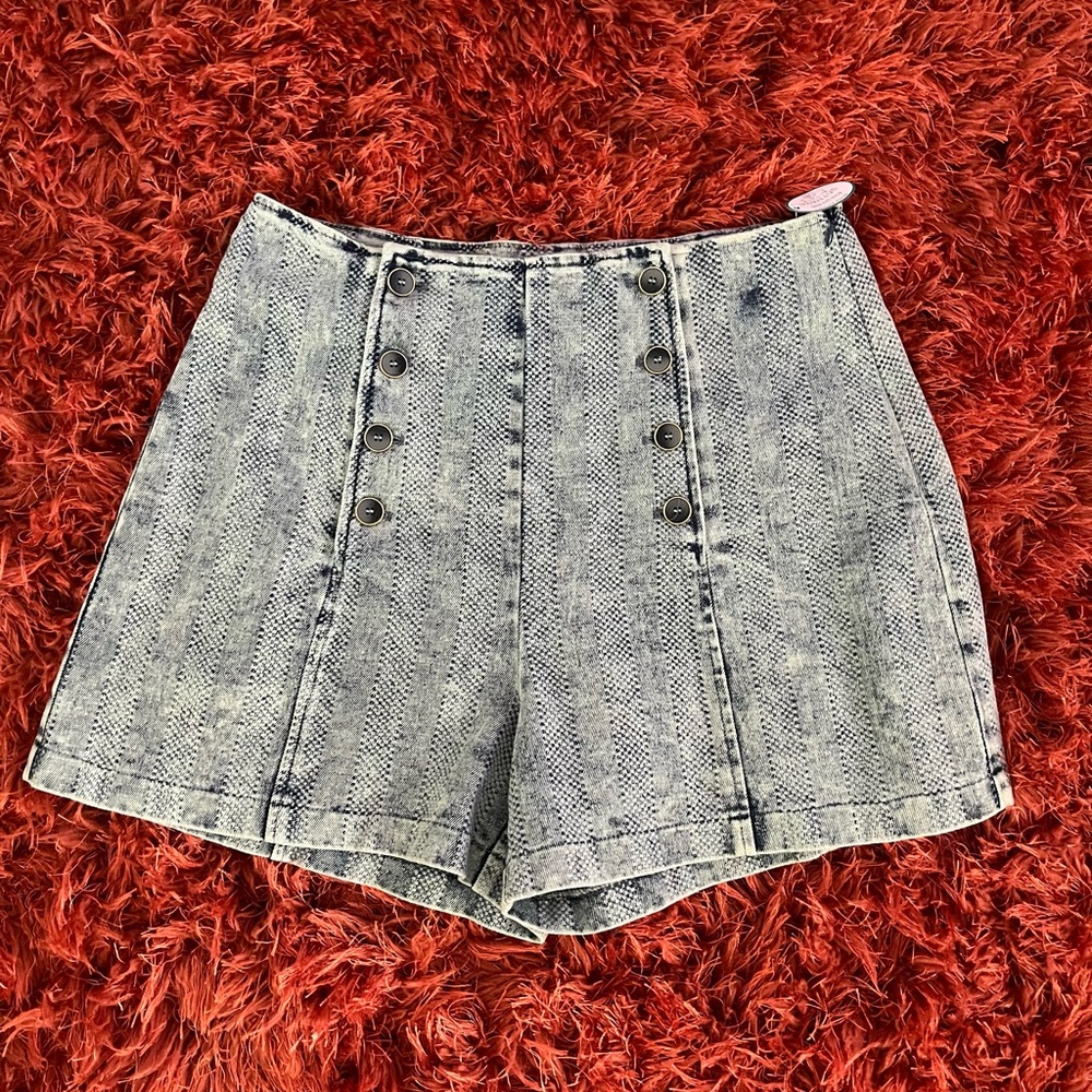 Women’s Denim Button-Front Women Shorts Boutique Summer Spring